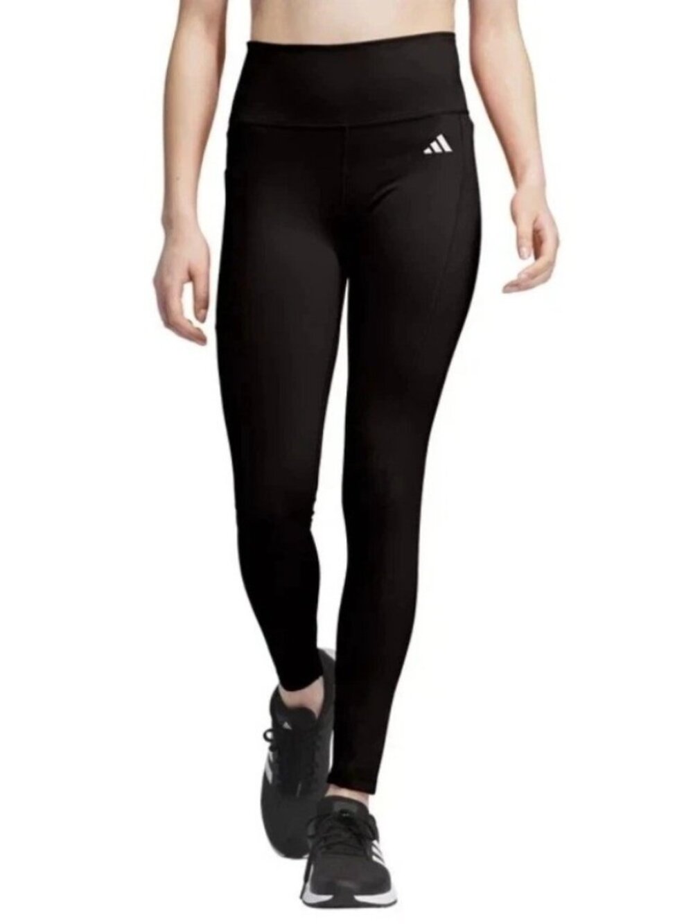 NWT Adidas Women's Size S  7/8 Tight Black Leggings High-Waist  F1219
